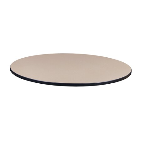 Regency Round Laminate Table Top , Gray Nebula Tabletop Laminate TTRD48BEGY